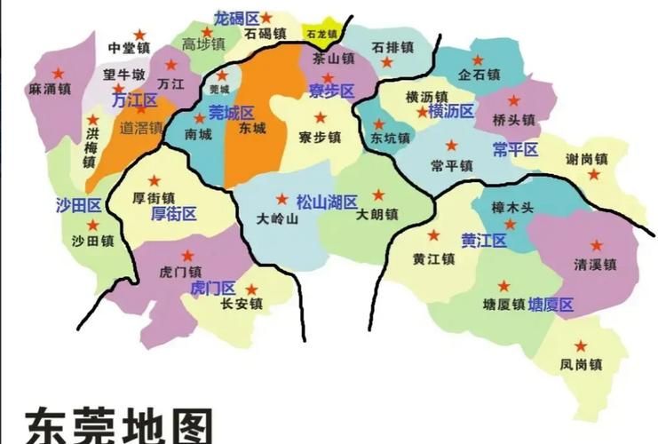  广东东莞高埗镇解封标准最新公布:广东东莞高埗镇地图