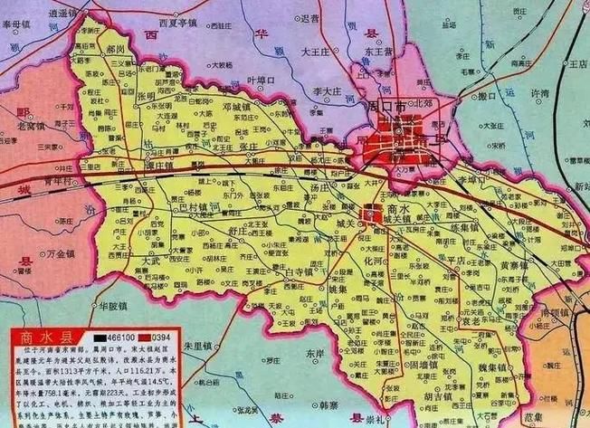  一张图看懂河南周口商水县2月22日曲线图表:河南周口商水县地图